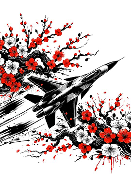 Jet Fighter MiG-29 japanese art