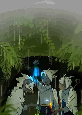 Rainy Forest Encounter