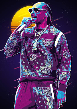 Snoop Dogg Retro Art