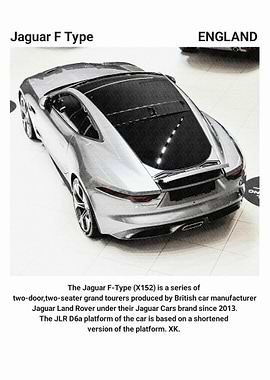 Silver Jaguar F-Type