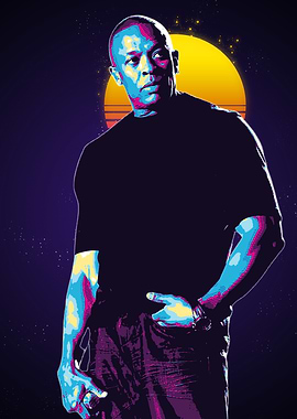 Dr. Dre Retro Portrait