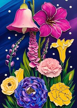 Floral Bouquet Painting
