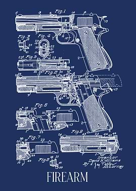 Blueprint Design Of Firearm