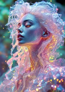Ethereal Woman in Light