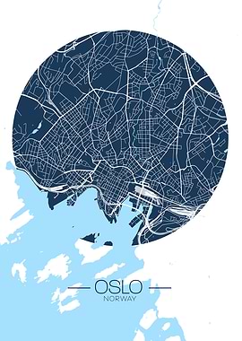 Oslo City Map