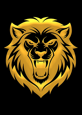 Golden Lion Head