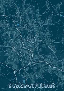 Stoke-on-Trent City Map