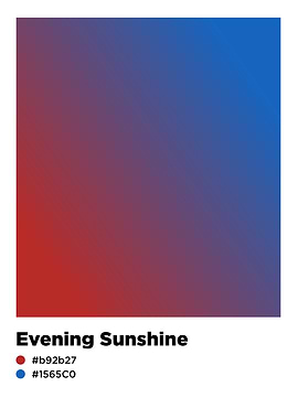 Gradient Sunset Colors