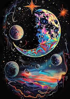 Cosmic Graffiti Moon