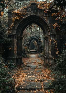Stone Fantasy Archway Path