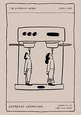 Espresso Adoration Illustration