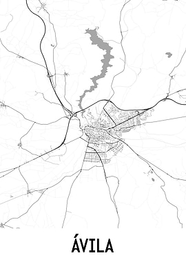 Ávila City Map