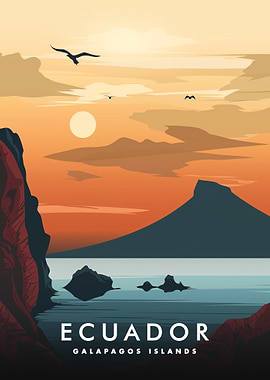 Galapagos Islands Sunset