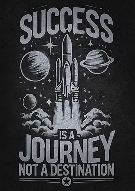 Success is a Journey, Space Motivational