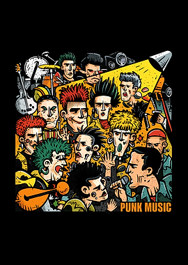 Punk Music Illustration