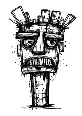 Angry Totem Art