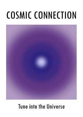 Cosmic Connection Aura Poster