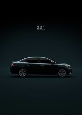 2013 Peugeot 301 - Green Tint