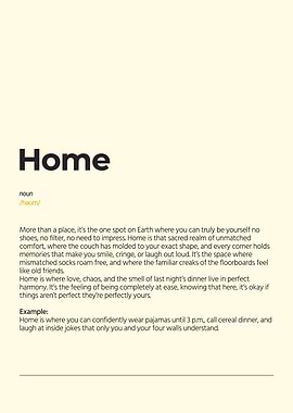 Home Definition