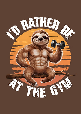 Sloth Gym Motivation