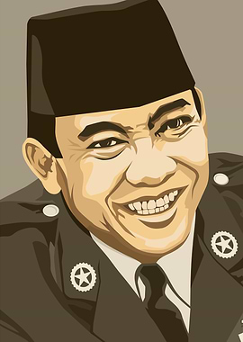 Smiling Indonesian Leader