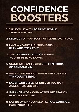 Confidence Boosters