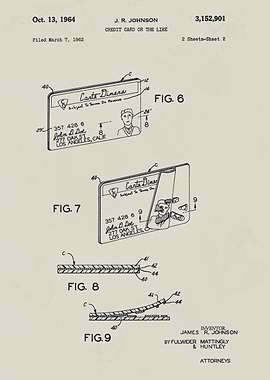 Credit Card Patent Illustration