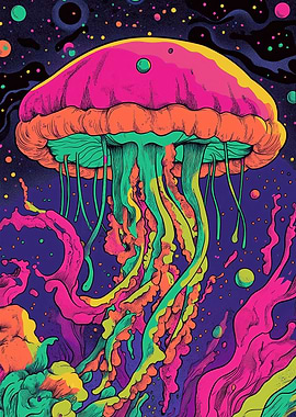 Psychedelic Jellyfish