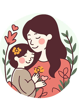 Mother and Daughter Love