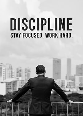 Discipline Quote Poster