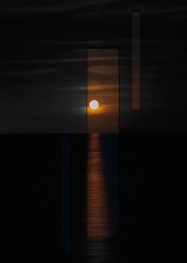 Sunset Through Window