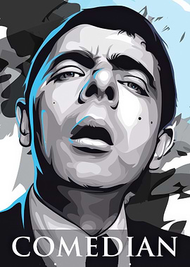 Rowan Atkinson Portrait