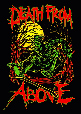 Death From Above Skateboard Design