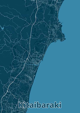Kitaibaraki City Map