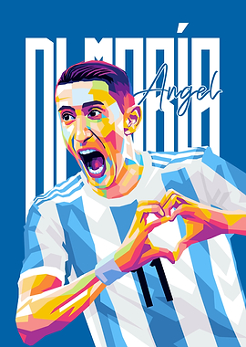 Di Maria Argentina Soccer