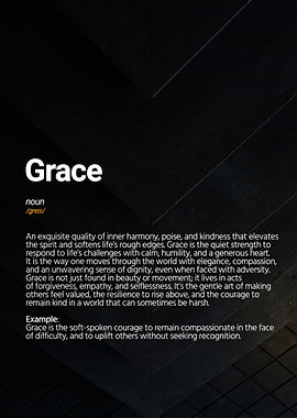 Definition of Grace