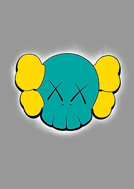 KAWS Skull Illustration