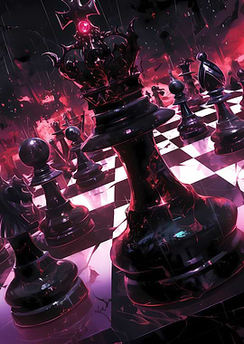 Dark Chessboard King