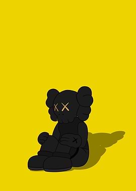 Black &amp; Yellow Kaws