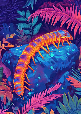 Neon Centipede