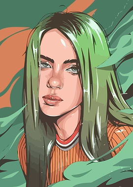 Billie Eilish Digital Art