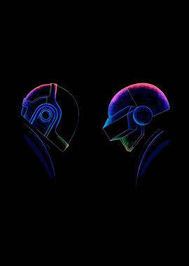 Daft Punk Silhouettes
