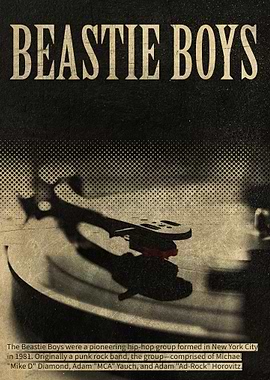 Beastie Boys Vintage Poster