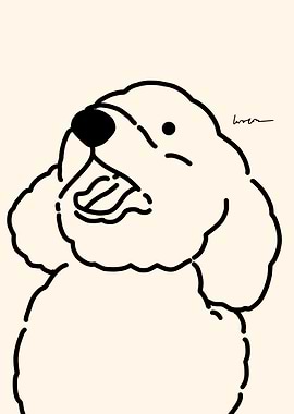 Adorable Poodle 🐶 illustration - 7