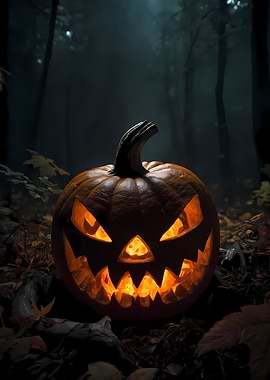 Spooky Jack-o'-Lantern