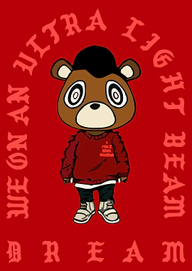 Kanye West Bear Illustration