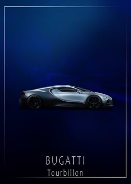 Bugatti Tourbillon Hyper Car Poster