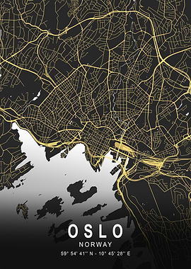 Oslo Silver City Map