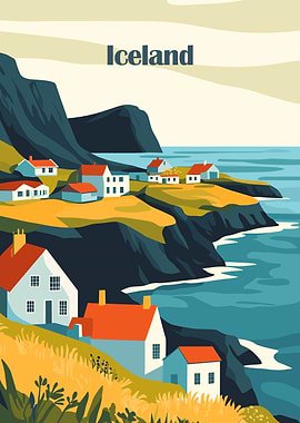 Iceland Coastal Village
