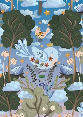 Enchanted Birds of Royalty